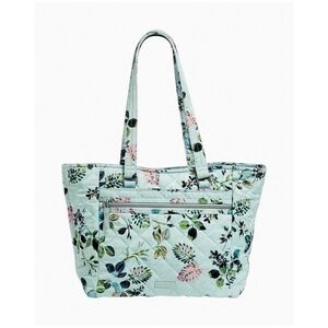 Vera Bradley "Seawater Blossoms" Tote 12 x 13 x 6
